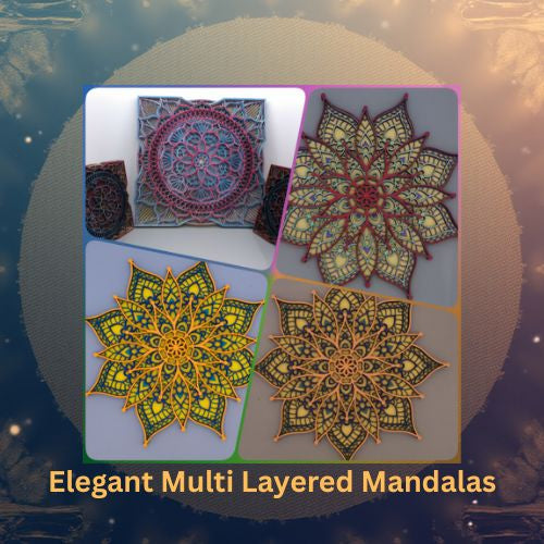 Elegant Multi Layered Mandalas
