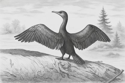 Laser Ready Cormorant Image