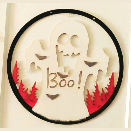 14" White Ghost door Hanging 50%Off