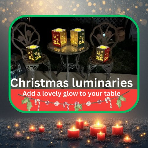 Christmas Luminaire with LED Candles 25% Off