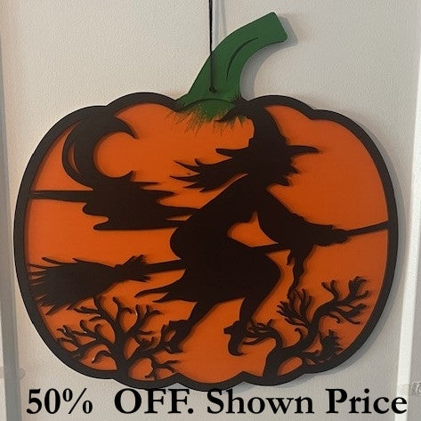 14" Halloween Witch   50% Off