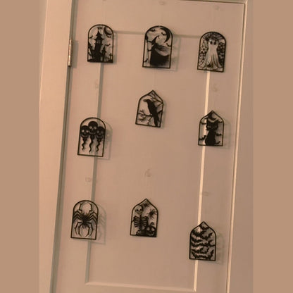 Small Halloween Cutout Hangings. Set of 9 50% Off
