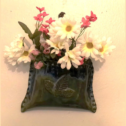 Handmade Stone Ware Wall Pocket