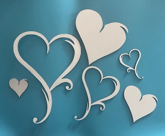 Valentine Artistic Filigree Heart Set of 3